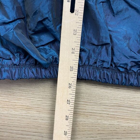 Vintage Surf Style Jacket Mens Extra Large Blue Windbreaker St Louis Half Zip - Picture 9 of 10